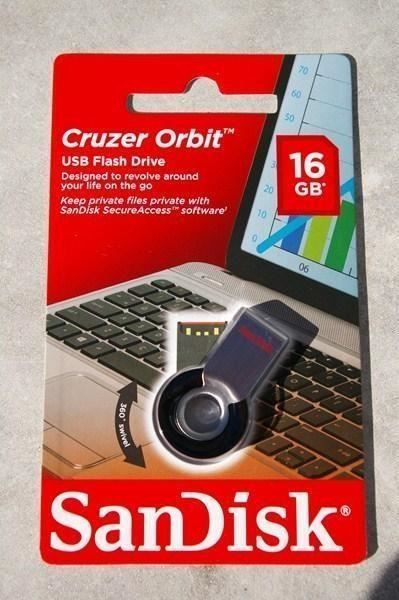 USB Sticks: SanDisk USB Cruzer Orbit 16 GB – Neu und originalverpackt aus Niederurnen von mowgli_1963