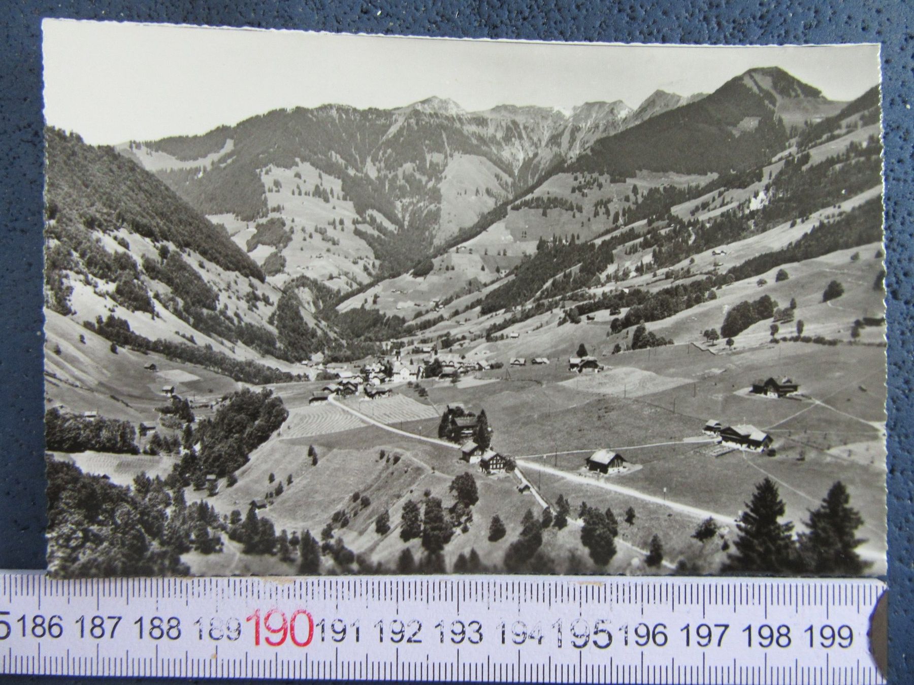 Ansichtskarten: MELCHTAL MIT SCHLUCHIBERG 1953 AK ONW – Gebraucht aus Ettingen von Hausi4711