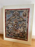 Tibetan Thangka Painting Wheel of Life 