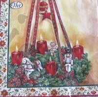 Serviette advent wreath (w526) 2Stk.