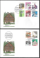 3 FDC Serie 523-533 Lanschaftsbilder ET 1973-1975