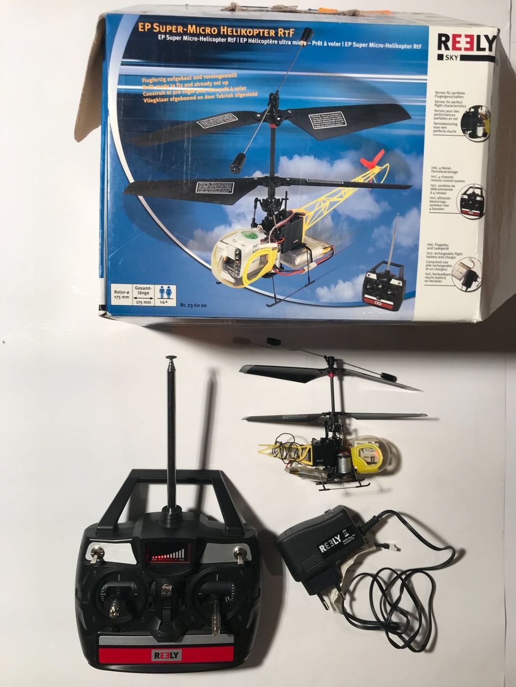 Reely Modellismo RC: Helikopter Reely EP Super-Micro Helicopter RtF – Difettoso da Zürich venduto da oso04 1