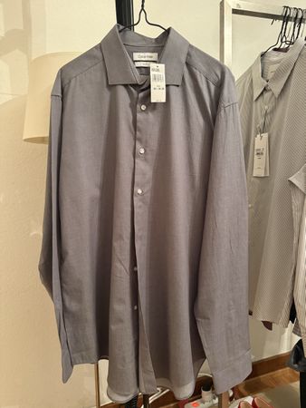 Chemise habillée Calvin Klein – Slim Fit – Couleur grise