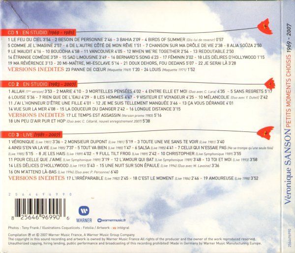 CDs: TRIPLE CD VERONIQUE SANSON - POP – Gebraucht aus PORRENTRTUY von RABAIS_SPORT 1