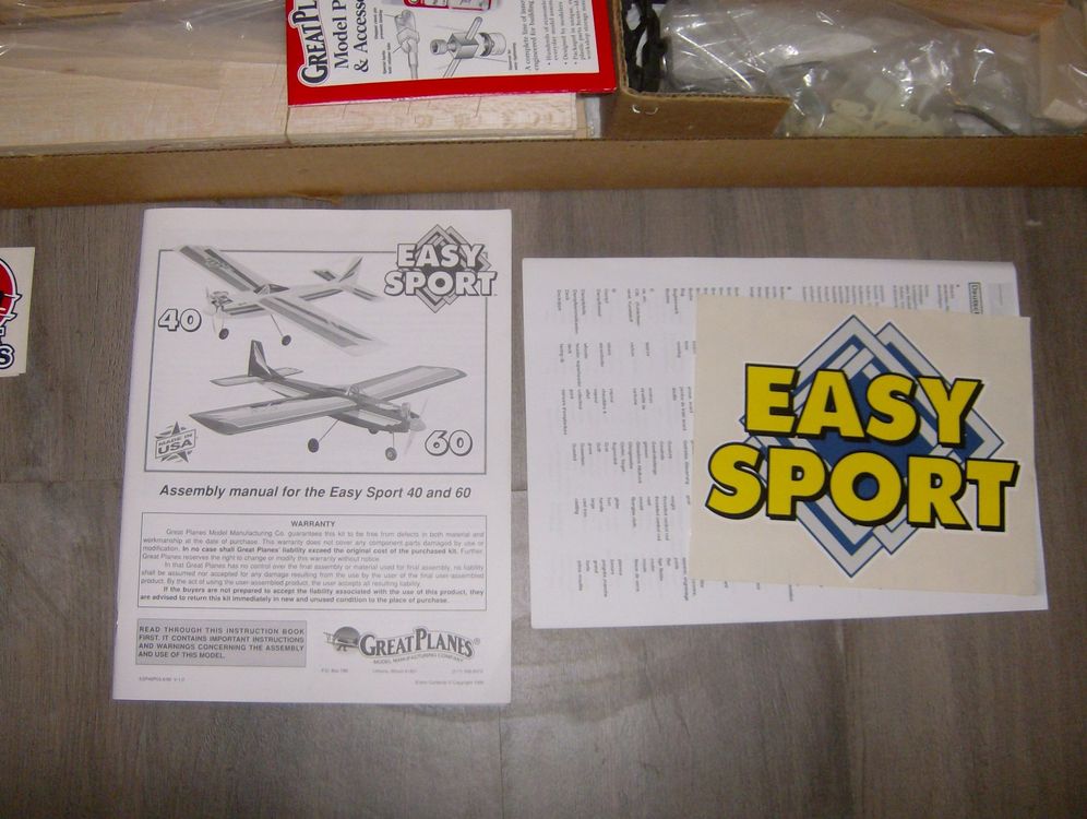 GREAT PLANES BAUSATZ Easy Sport 40 Kaufen auf Ricardo