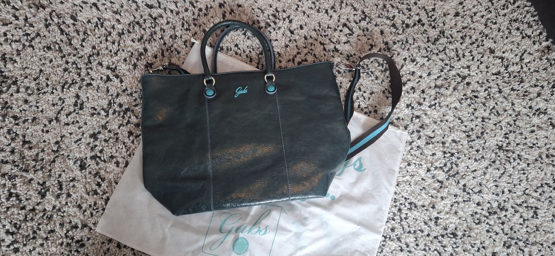 Gabs Borse da donna: Gabs Shopper grün/blau/braun – Usato da Ried-Brig venduto da Allerlei-2026