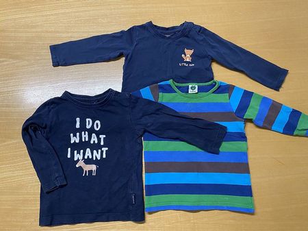 Langarmshirts Jungs optimal für Grösse 80
