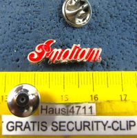 INDIAN PIN MOTOR-CYCLES LOGO GEPRÄGT SILBRIG