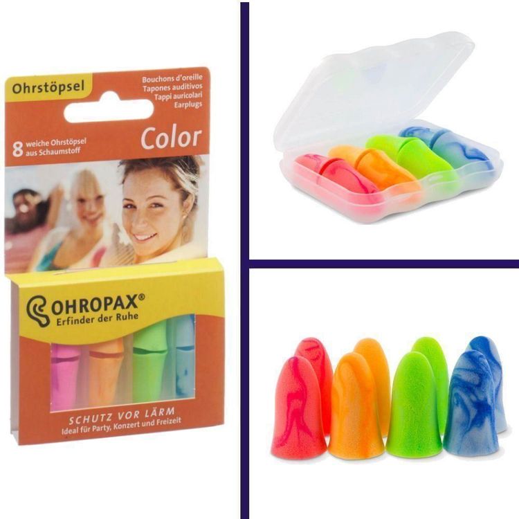 Ohropax Mini-Silikon Ohrstöpsel - Super Weich & Formbar, 8 Stück Packung