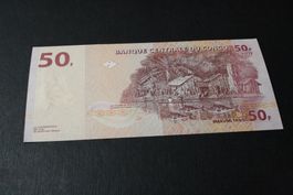 Congo UNC 50 francs 2022