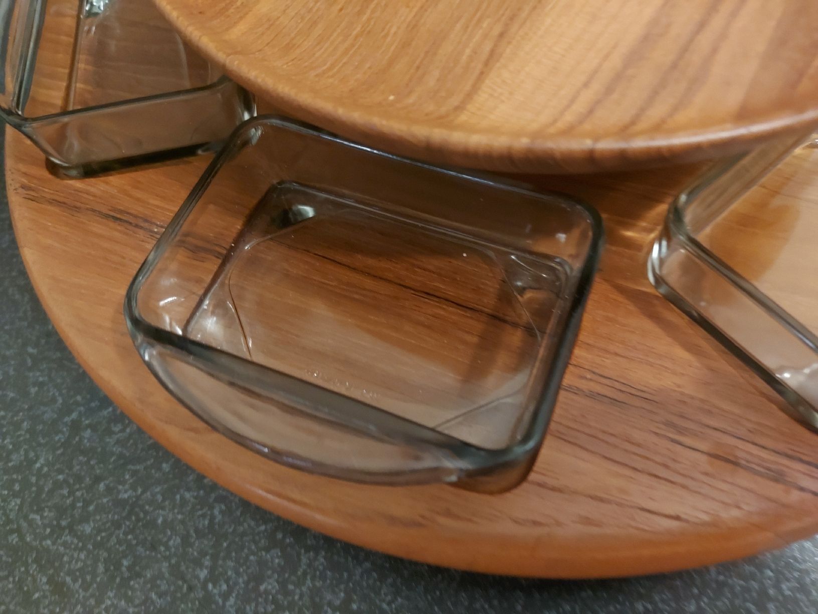 Piatti di portata: Digsmed Danmark Teak Drehteller Lazy Susan – Nuovo (secondo la descrizione) da Ostermundigen venduto da son_vd9k 3