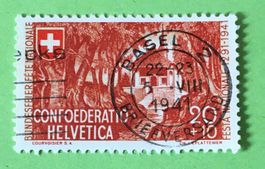Nr.B 14 GESTEMPELT Basel 1941   