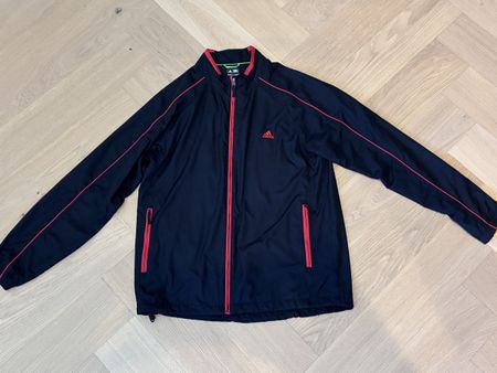 adidas Golf ClimaProof Jacke L – Schwarz/Rot