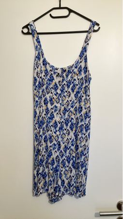 Jumpsuit blau-weiss Grösse M guter Zustand