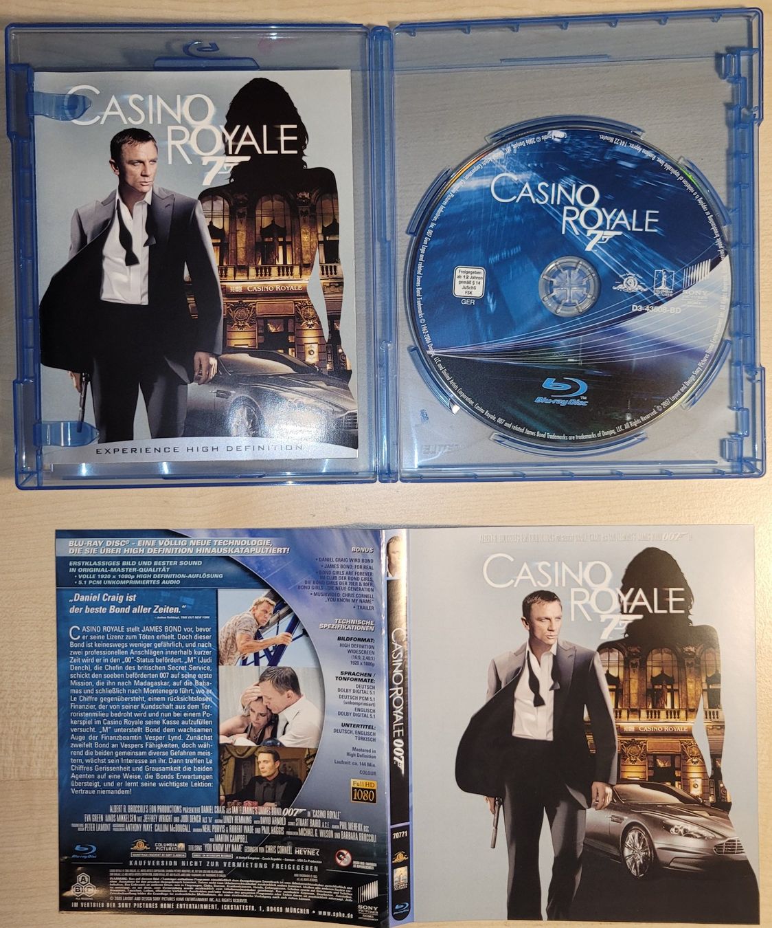 Alle DVDs: James Bond - Casino Royale BluRay – Gebraucht aus Heiligkreuz (Mels) von PascalWa 1