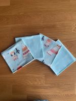 Fat quarter/Coupon patchwork-couture Petits Indiens bleus