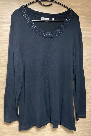 Damenpullover mit Perlen Grösse XL ca. 38/40 Marke Canda