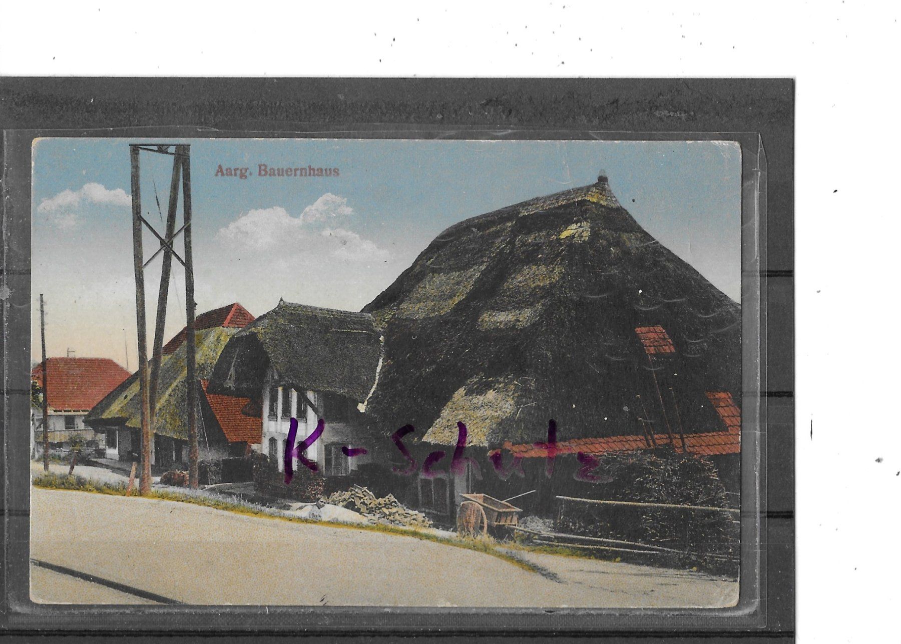 Cartes postales: AG Aarg. Bauernhaus Wo? – D'occasion à Schocherswil par Wilare