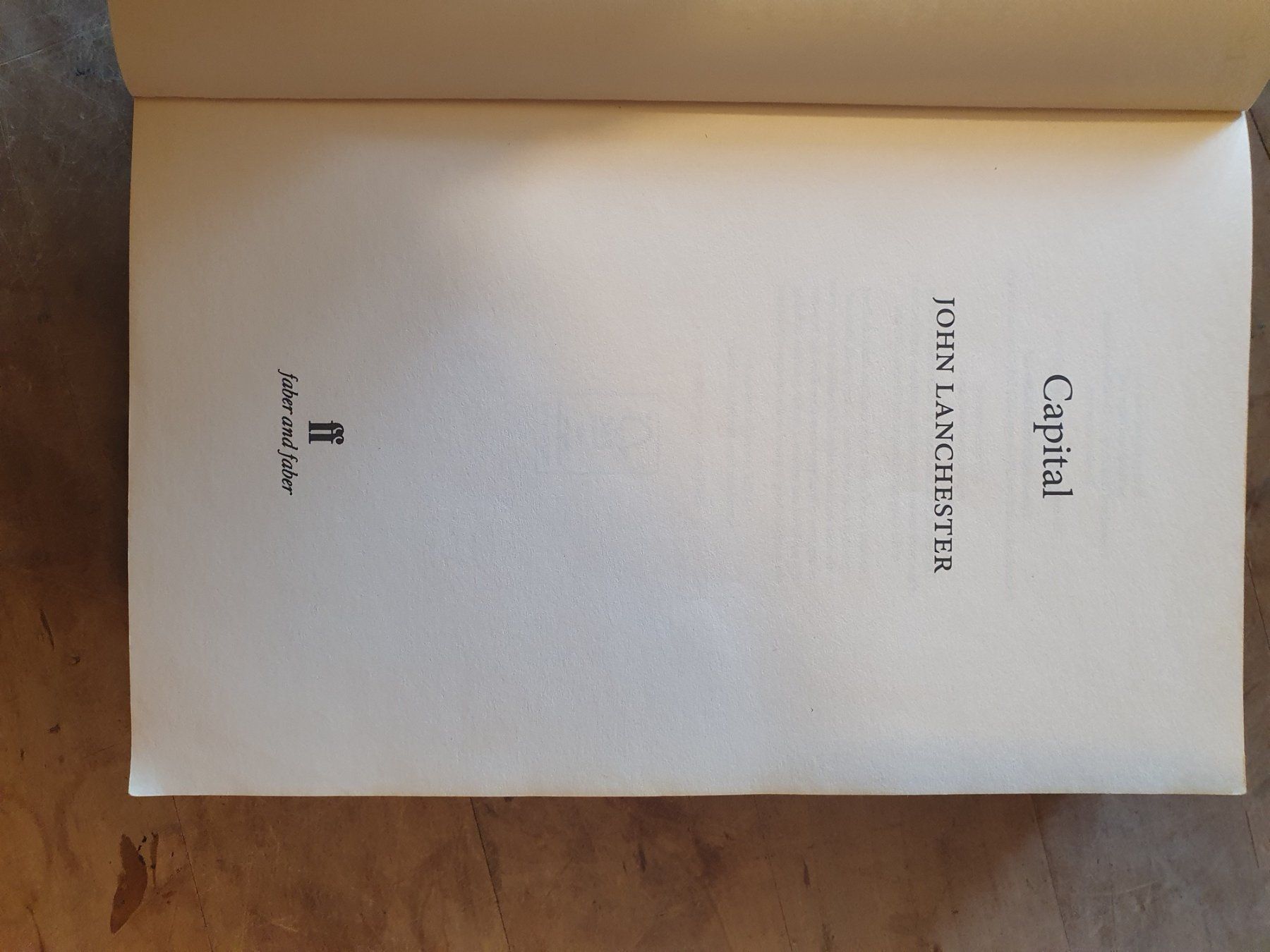 Libri: Capital John Lanchester FF – Usato da Zürich venduto da loosebone 2