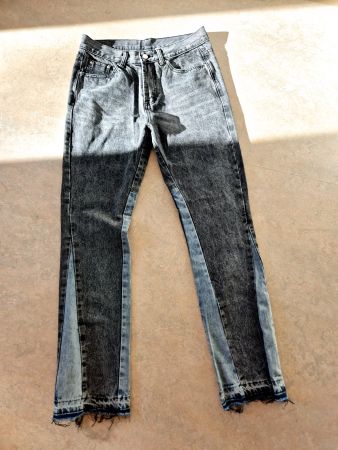 JEANS BLACK ICON L 40 ANTHRAZIT BLAU HOSE , TOP ZU SHIRT