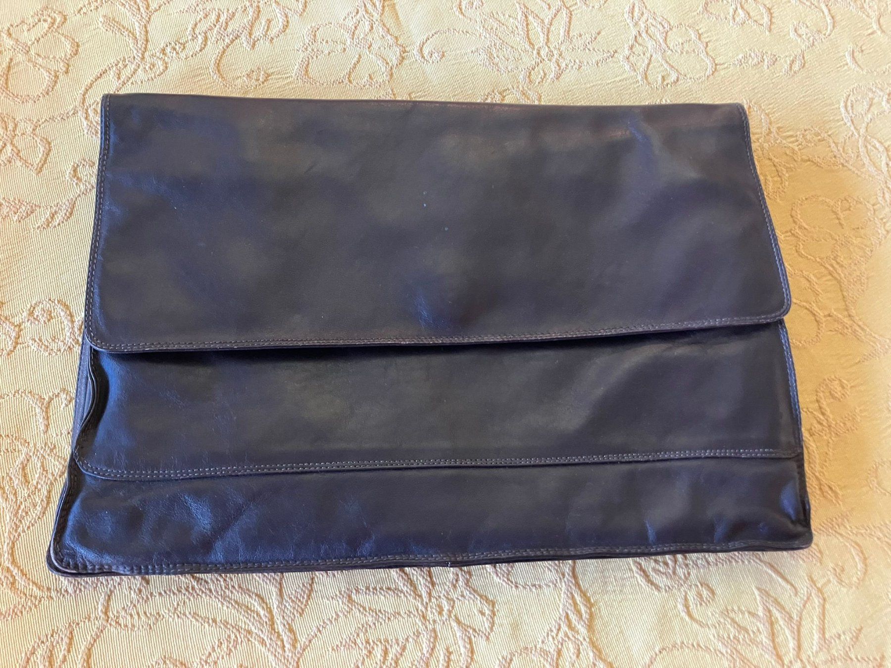 Borse: Pochette in pelle marrone Enny – Usato da Melano venduto da H-Sara