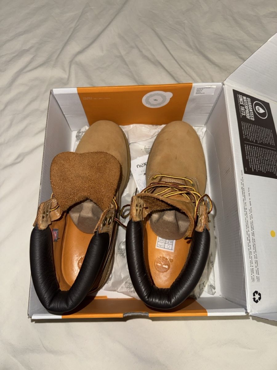 Scarpe da uomo: Timberland - Premium 6 in Waterproof Boot Wheat Nubuck – Nuovo e nell'imballaggio originale da Zürich venduto da CBN_Fashion 5