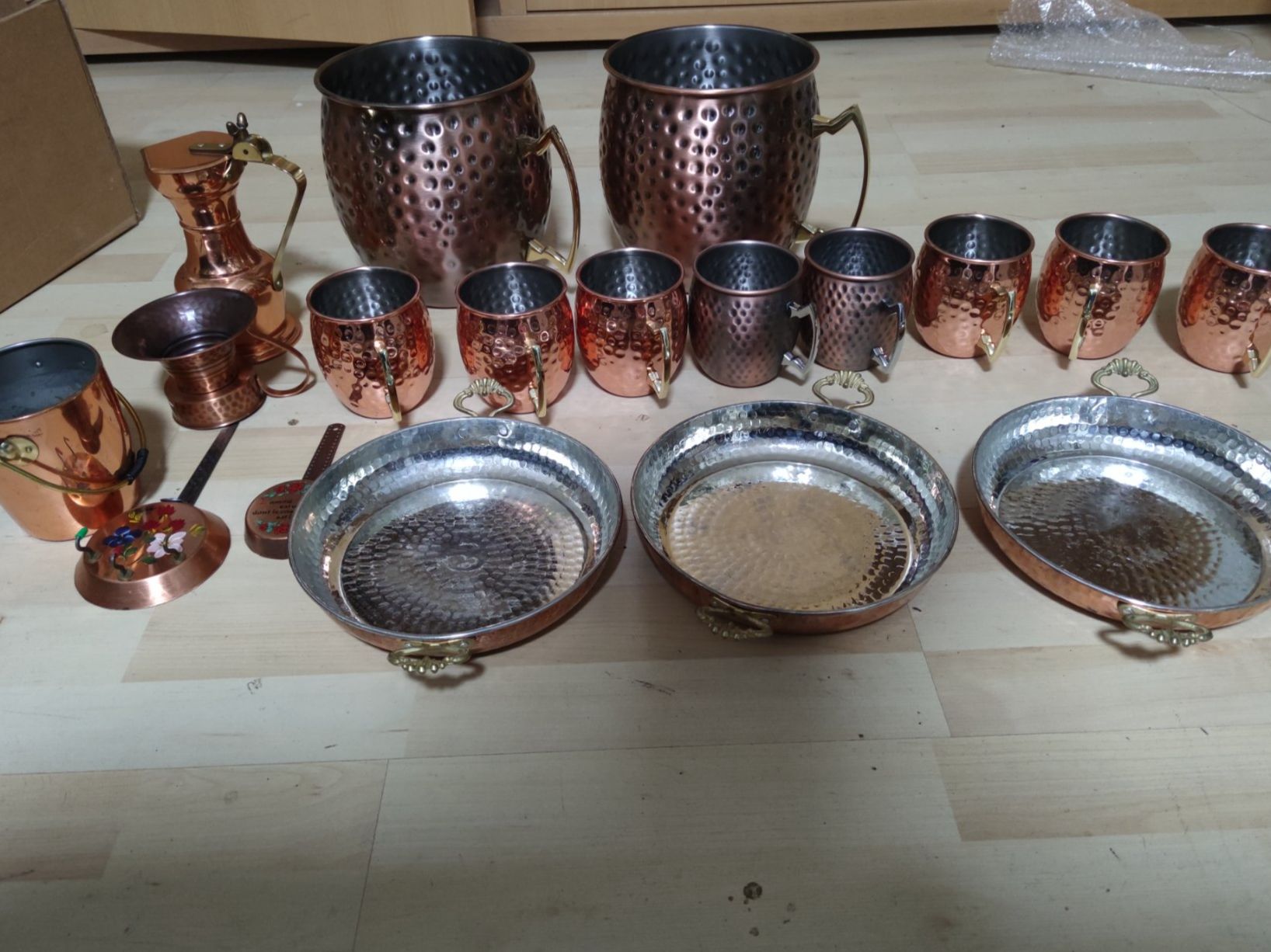 Set di piatti: Gorgeous Vintage Copper Collection Ready Now! – Nuovo (secondo la descrizione) da swiss venduto da sha_dx9b