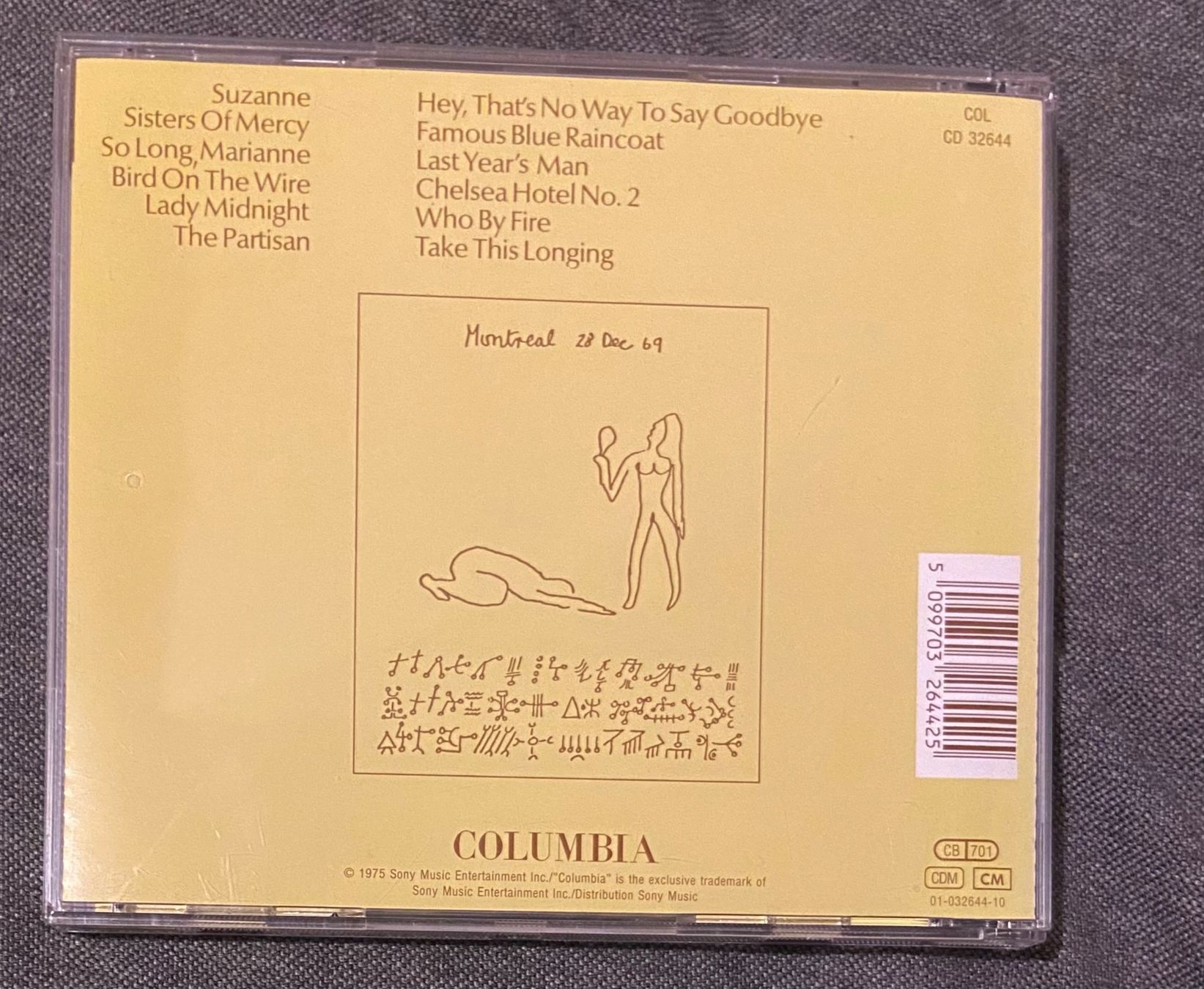 CD: LEONARD COHEN CD GREATEST HITS – Usato da Luzern venduto da Lycka24 1