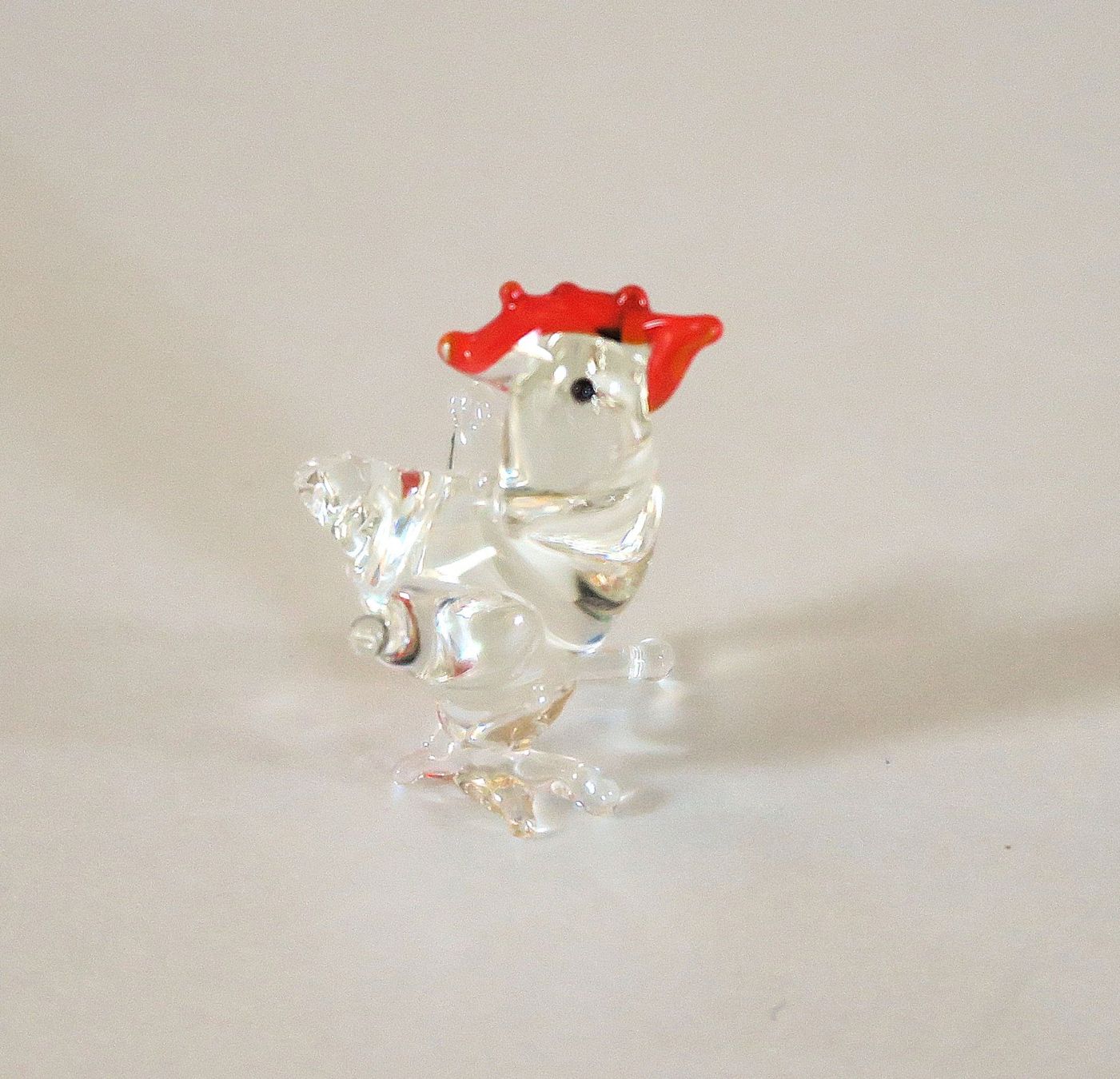 Statuette: Glas Figur Huhn, klein – Usato da Brittnau venduto da marlenestone