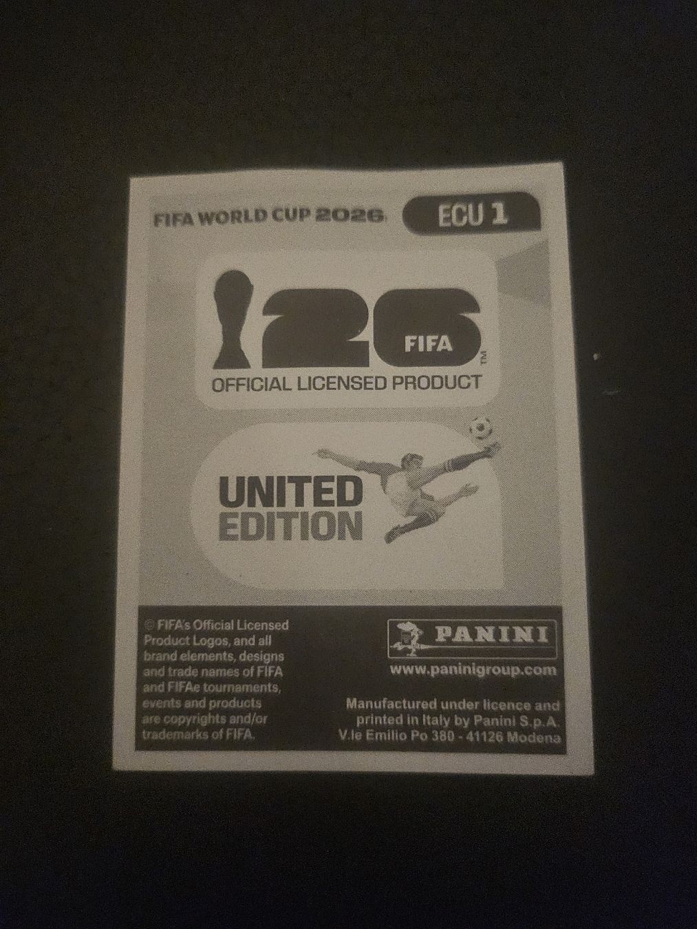 Panini Sammelbilder & Trading cards: panini ECU 1 – Neu (gemäss Beschreibung) aus Croy von sylvie1350 1