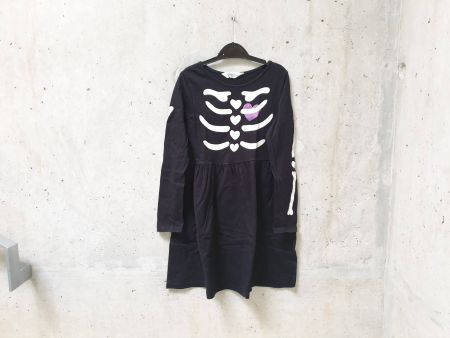 Robe / Déguisement H&M, squelette, fille, taille 122/128