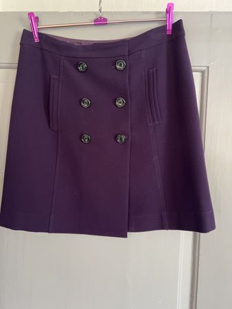 1 jupe Caroll taille 44 couleur violet selon photos