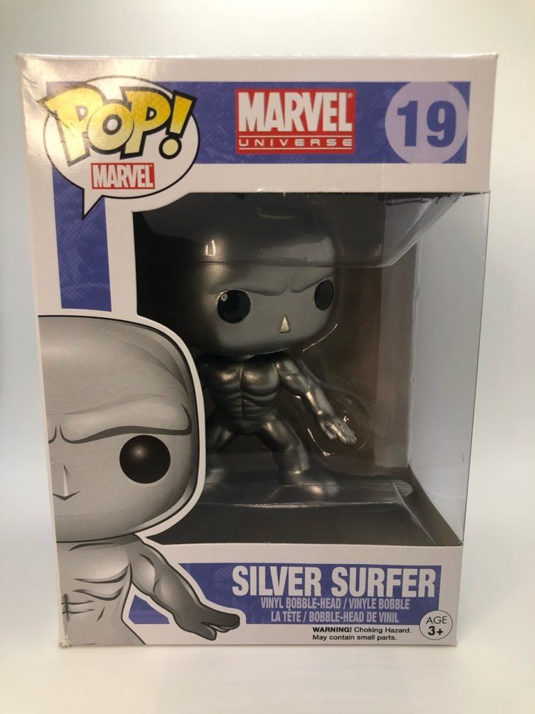 Funko Statuette: Funko POP! Marvel Universe Silver Surfer – Nuovo e nell'imballaggio originale da Le Mouret venduto da perfectbijou