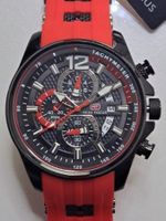 Sportliche Herrenuhr  N E U ! schwarz/Rot