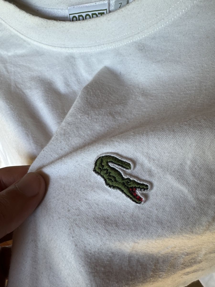 Lacoste T-shirt: Lacoste white T-shirt – Usato da Villars-Burquin venduto da Iliasso 2
