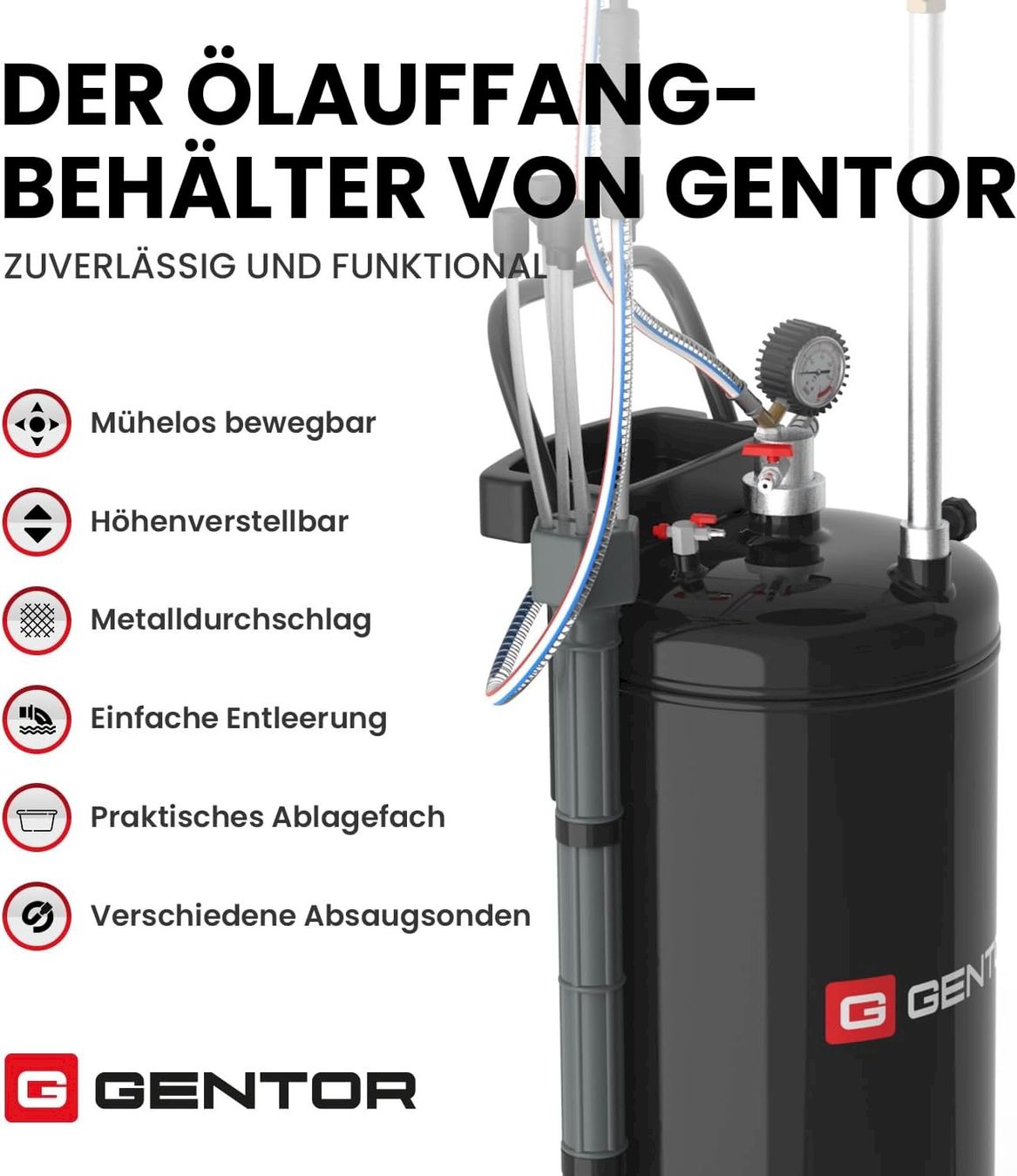 Tous les outils: GENTOR Ölauffangwanne 80L – Neuf avec emballage d'origine à Bottighofen par zaap 1