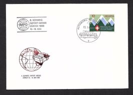 Sonderbrief A 1097 Schweiz Import Messe Zürich 10.-18.5.1968