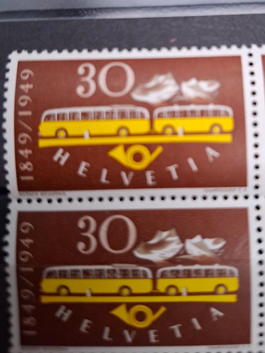 Tutti i francobolli: 100 Jahre eidgenössische Post  -  4er Block ***     /  99 – Nuovo (secondo la descrizione) da Rümlang venduto da coh_87ww 2