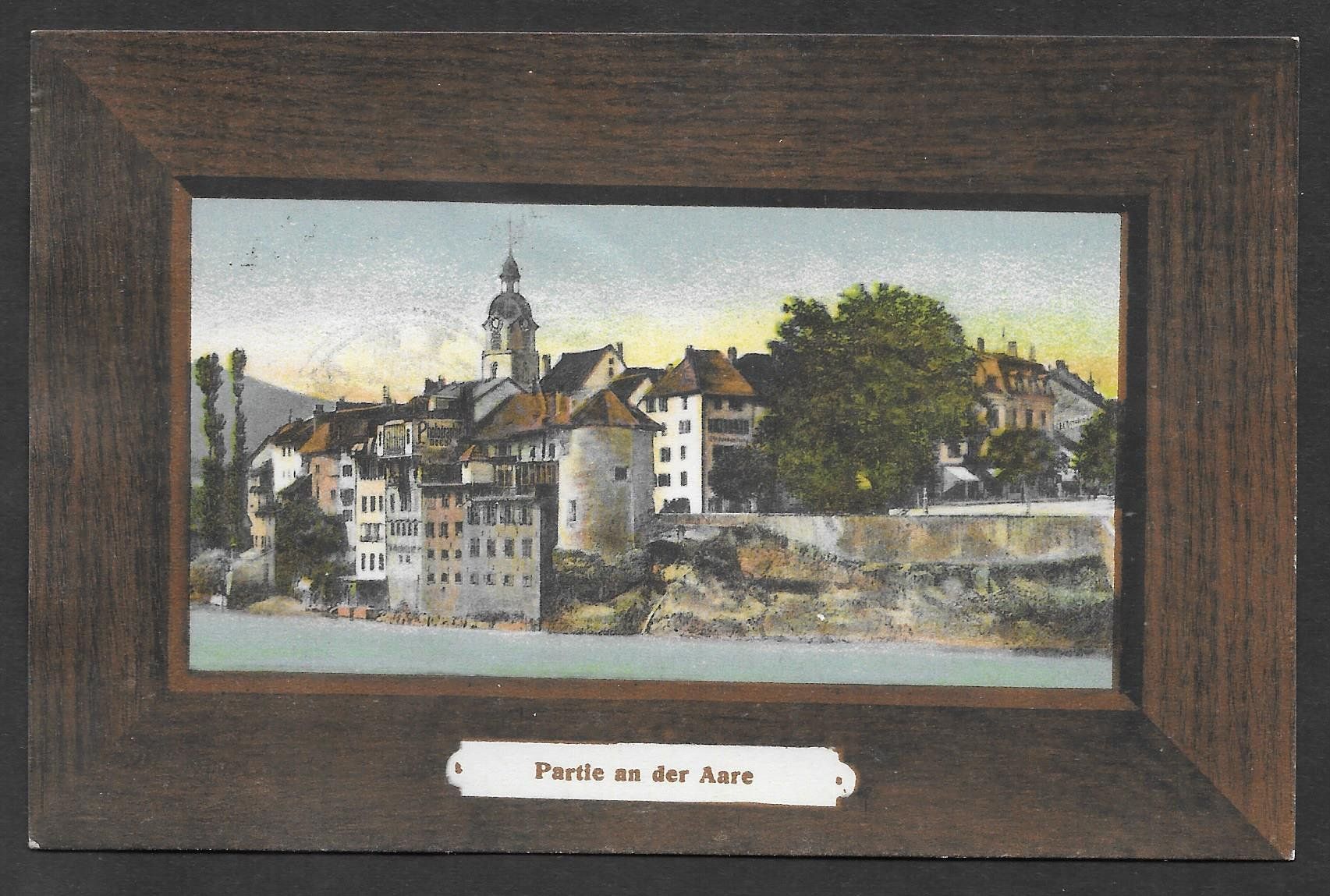 Cartoline postali: Olten Partie an der Aare – Usato da Olten venduto da clotaldi