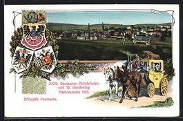 Ganzsache Bayern: Marktredwitz, XXIV., D