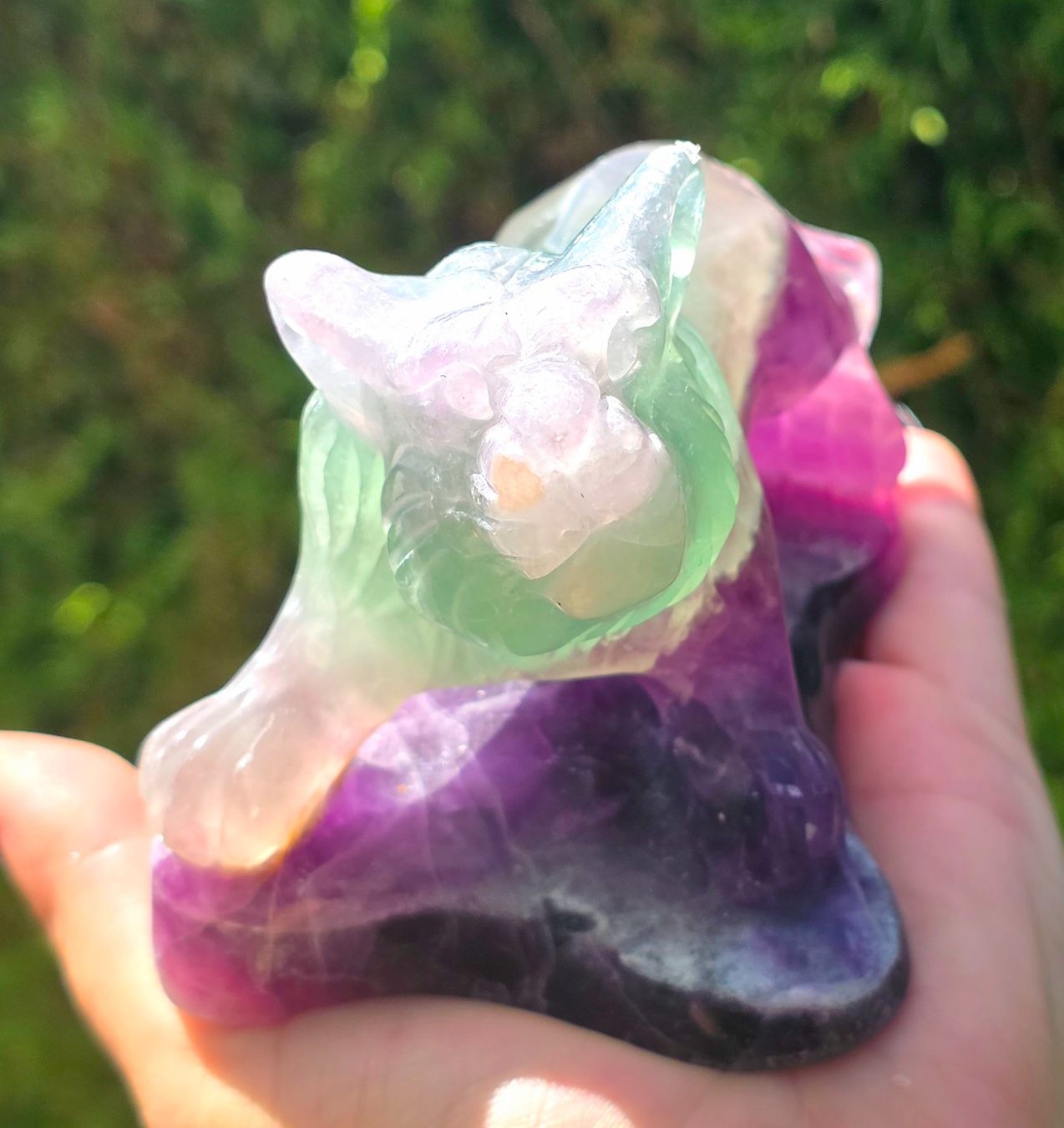 Mineralien & Heilsteine: 💜 Fluorit Wolf 💚667g – Neu und originalverpackt aus Matzingen von Shay_Crystalz 2