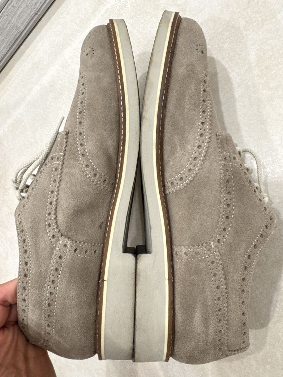 Scarpe da uomo: Samsonite Suede Brogues - mauve color – Usato da Corsier GE venduto da Arca_ReLife 6