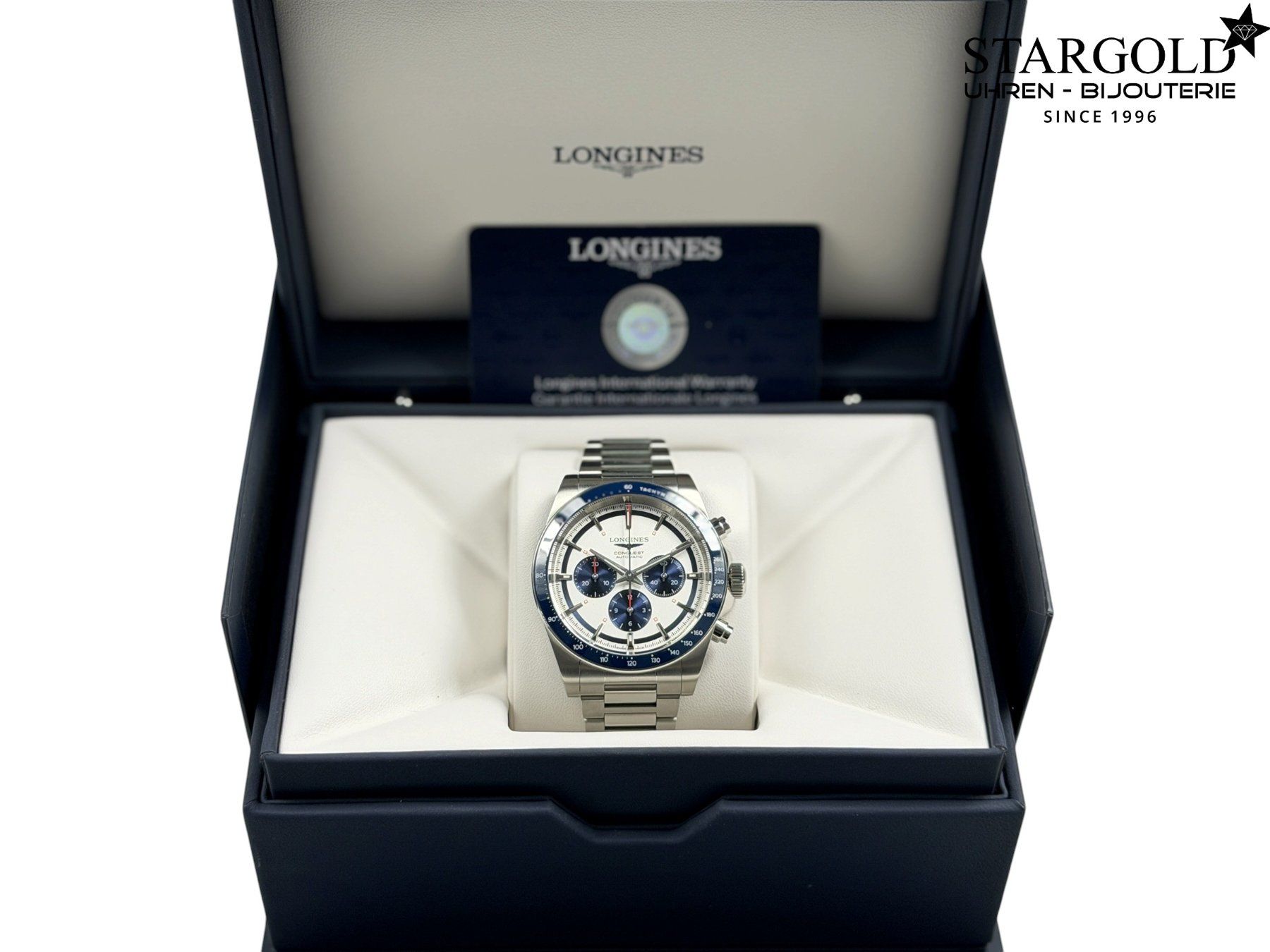 Longines Orologi: Longines Conquest Chronograph -  L3.835.4.98.6 – Usato da Zürich venduto da Stargold-Uhren 9