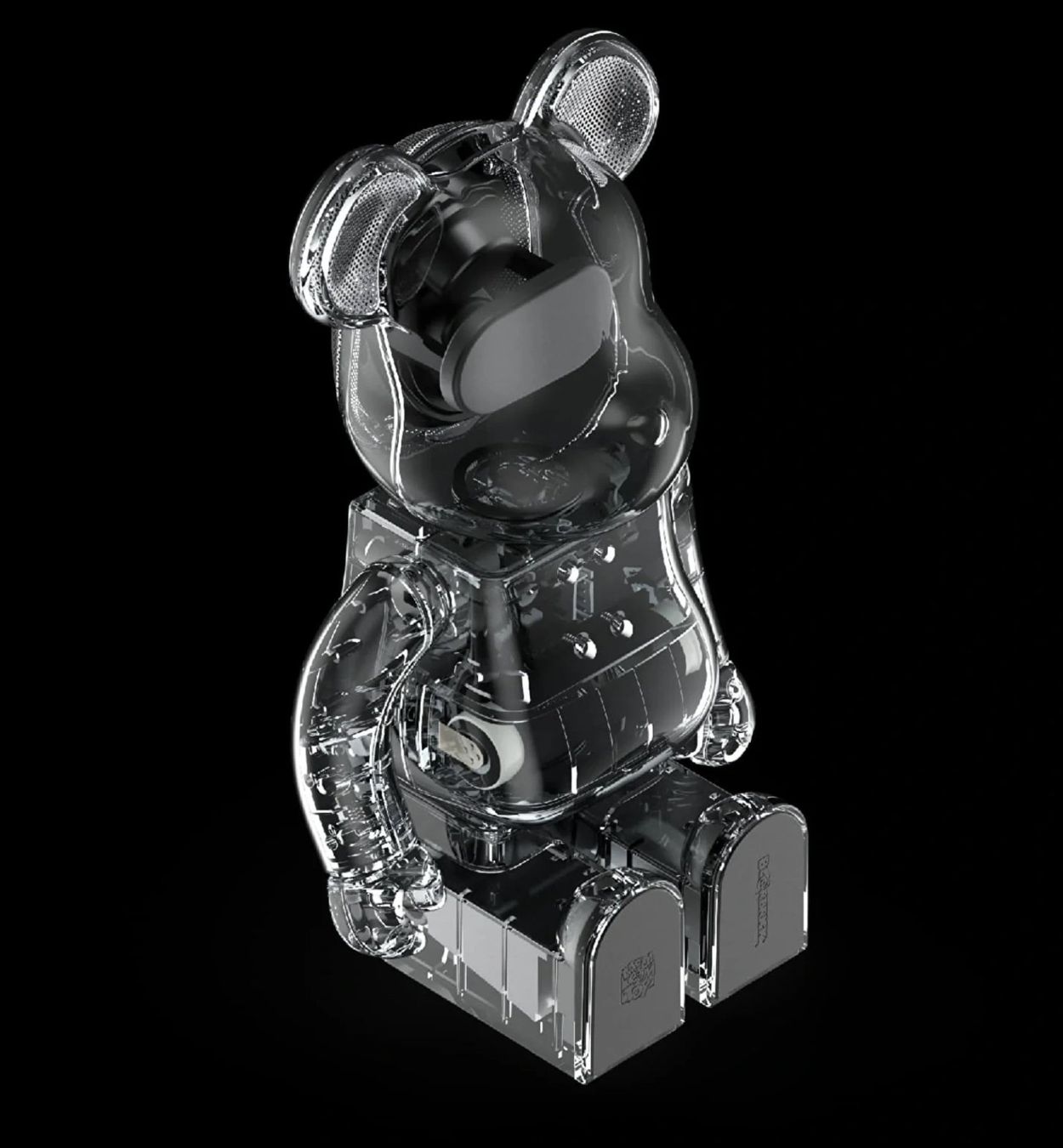 Figuren: Bearbrick Audio Clear – Neu und originalverpackt aus Brügg BE von Jeepeeone 3