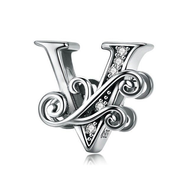 Ciondoli: Charm Anhänger Buchstabe "V" – Nuovo e nell'imballaggio originale da Rütihof venduto da FALKENKOENIG_SCHMUCK