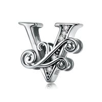 Charm Anhänger Buchstabe "V"