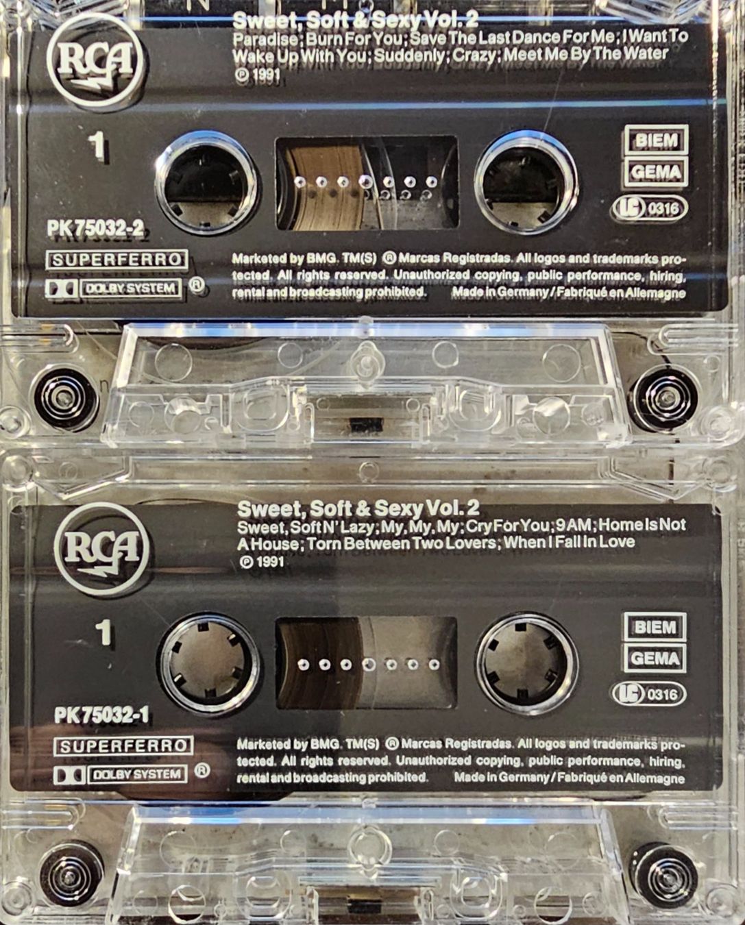 Musicassette: MC - Sweet, Soft & Sexy Vol. 2 – Usato da Wahlen b. Laufen venduto da Cg10 2