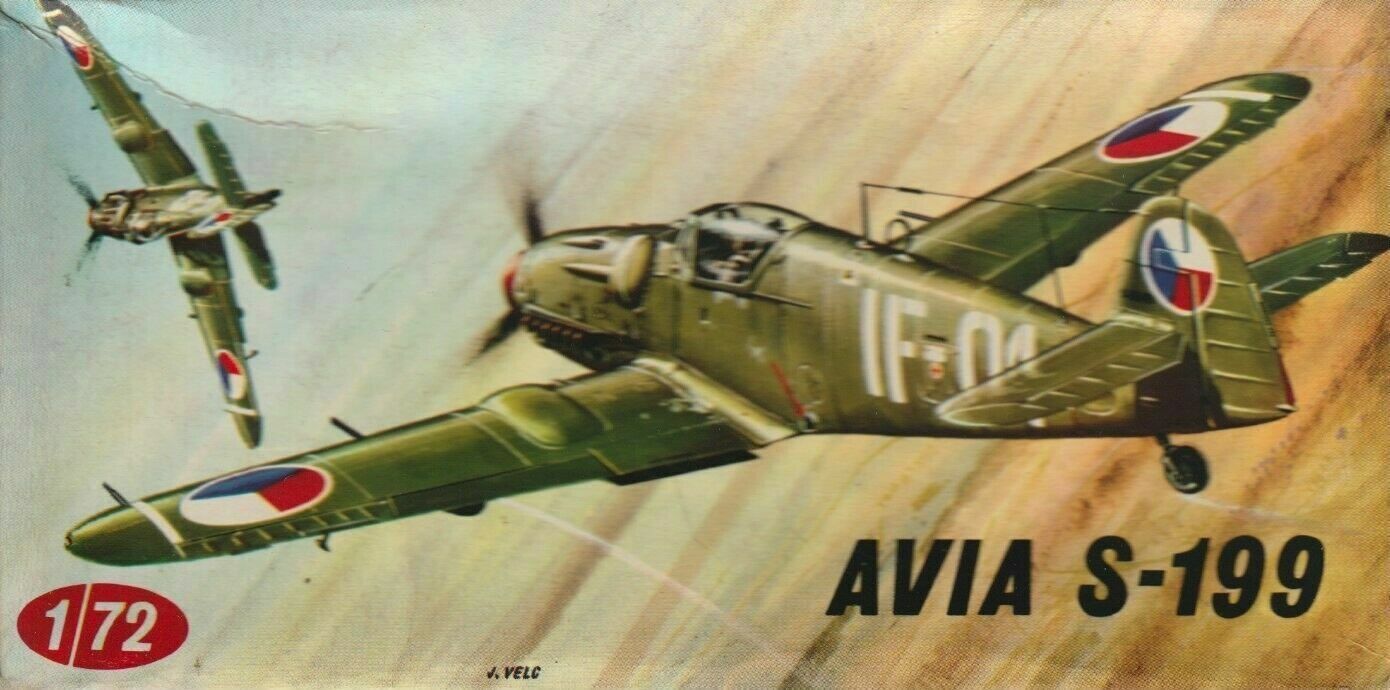 Kit di modellismo & Modellini statici: plastic model kit 1/ 72 KP AVIA S-199 PLASTIKOVY MODEL – Nuovo e nell'imballaggio originale da Vezia venduto da Aquarius_Age 2
