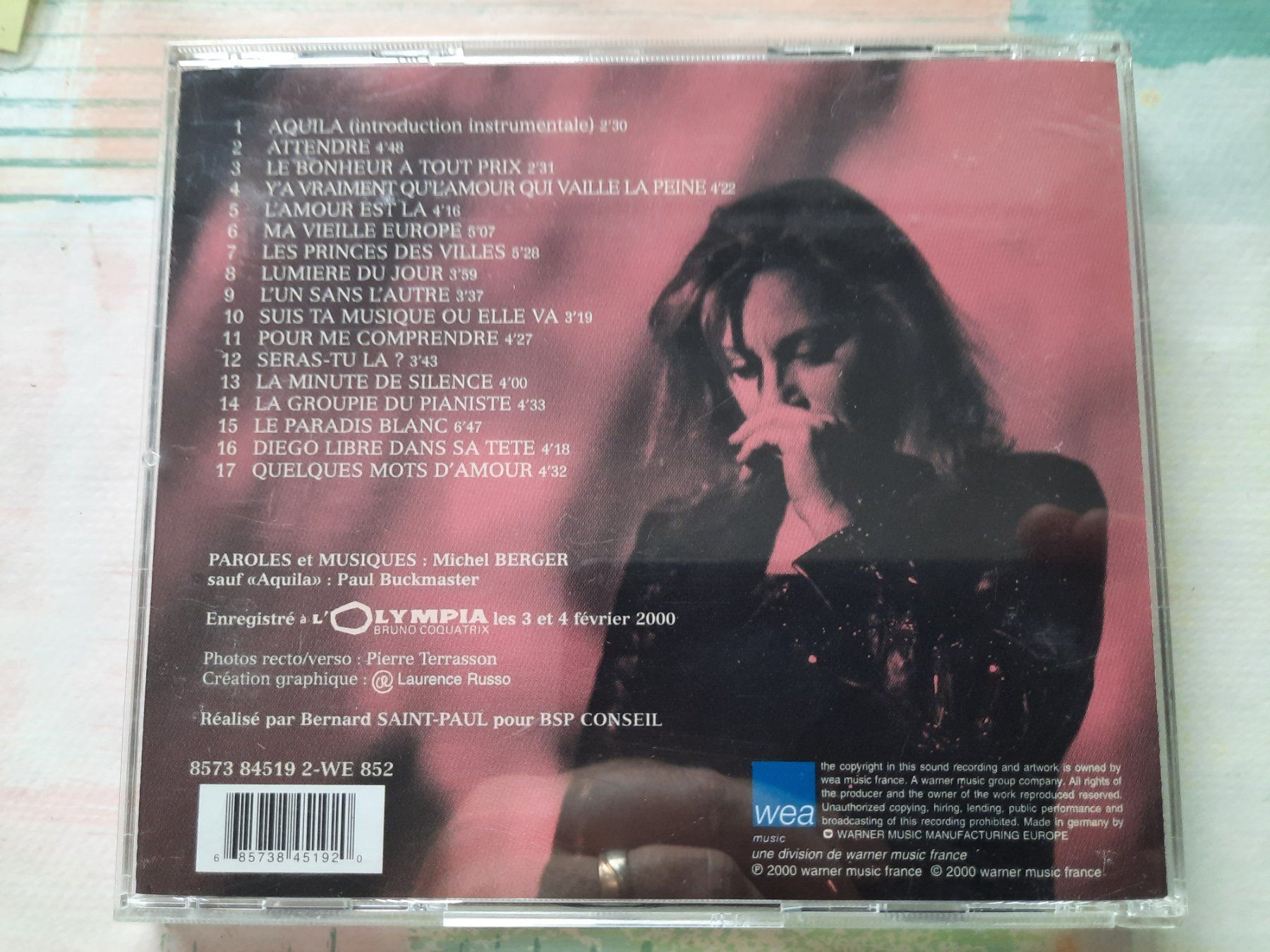 CD: CD Véronique Sanson chante Berger - Live – Usato da Pully venduto da bro_n52j 1