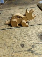 Neu /wie neu 4 x Magnetisches Dinosaurier-Set aus Holz Ab 3+